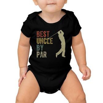 Vintage Best Uncle By Par Outfit Fathers Day Golfing Baby Onesie | Mazezy
