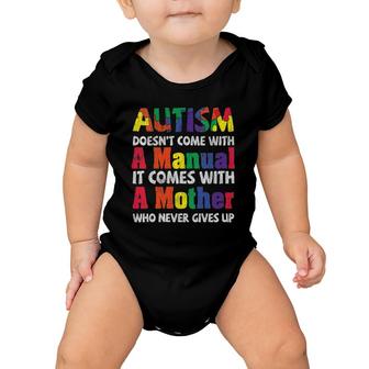 Womens Autism Awareness Proud Mom Mother Autistic Kids Awareness V-Neck Baby Onesie | Mazezy
