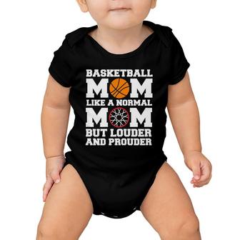 Womens Basketball Mom Player Mother's Day Baby Onesie | Mazezy
