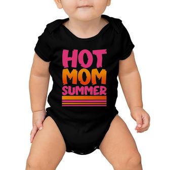Women's Funny Mother's Day Parody Hot Mom Summer Baby Onesie | Mazezy