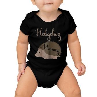 Womens Hedgehog Mommy Mom Gift Baby Onesie | Mazezy