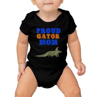 Womens Proud Gator Mom - Cute Mother Gator For Parents Baby Onesie | Mazezy