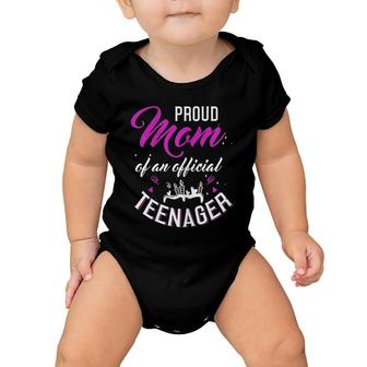 Womens Teenager Mom 13Th Birthday Party Outfit For Mothers Baby Onesie | Mazezy