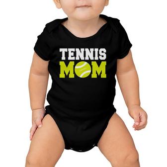 Womens Tennis Mom - Funny Tennis S Baby Onesie | Mazezy