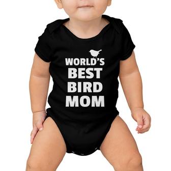 World's Best Bird Mom Bird Owner Gift Mother's Day Mom Gift Baby Onesie | Mazezy