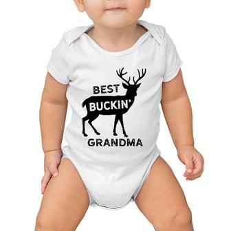 Best Buckin Grandma Funny Hunting Gift Mother Day Idea Baby Onesie | Mazezy