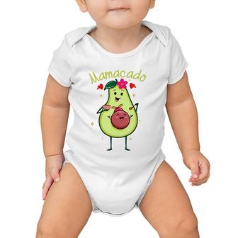 Cute Mamacado Avocado Mama Pregnant Mother Pregnancy Outfit Baby Onesie | Mazezy