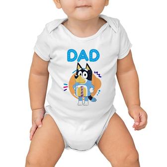Fathers-Blueys-Dad Mum Love Gifts For Mens Womens Kids Baby Onesie | Mazezy