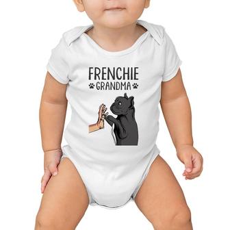 French Bulldog Grandma Frenchie Dog Lover Womens Baby Onesie | Mazezy