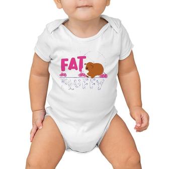 Funny Guinea Pig Not Fat Fluffy For Mom And Girls Baby Onesie | Mazezy