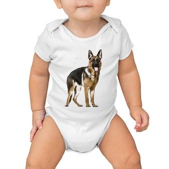 German Shepherd Shepard Dog Mom Dad Love Pet Puppy Tee Baby Onesie | Mazezy