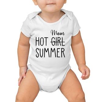Hot Mom Summer Summer Vacation Hot Mom Baby Onesie | Mazezy