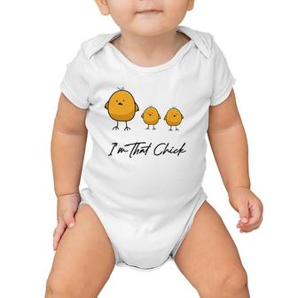 I'm That Chick Women's Funny Mom Mother's Day Baby Onesie | Mazezy