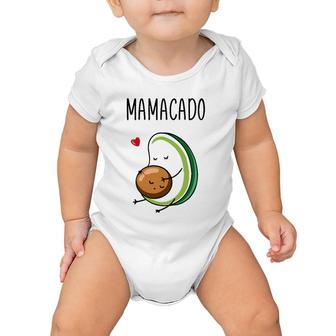 Mamacado Avocado Pregnant Mom Pregnancy Avo Baby Onesie | Mazezy