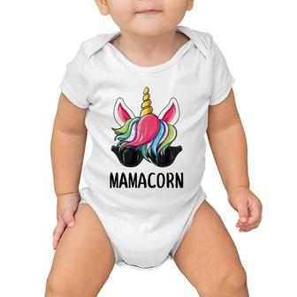 Mamacorn Mom Funny Unicorn For Mother's Day Gifts Baby Onesie | Mazezy