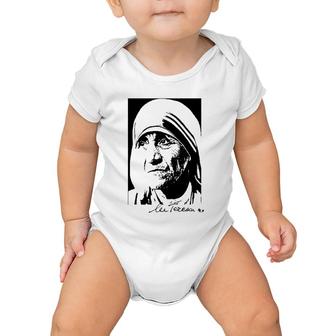 Mother Teresa De Calcutta Catholicism Baby Onesie | Mazezy