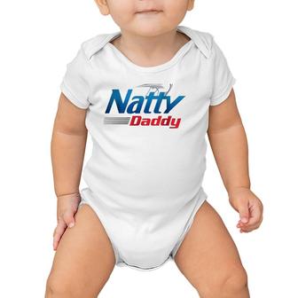 Natty Daddy Beer Gift For Father's Day Baby Onesie | Mazezy
