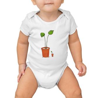 Plant Papa Gardening Lover Father's Day Gift Baby Onesie | Mazezy