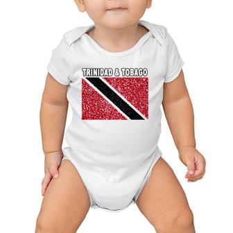 Trinidad And Tobago Flag Patriotic Trini Art Baby Onesie | Mazezy