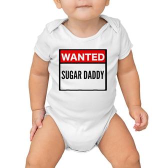 Wanted Sugar Daddy Gay Daddy Baby Onesie | Mazezy
