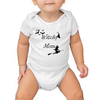 Witchy Mom Witchy Mama Witchy Mama Baby Onesie | Mazezy