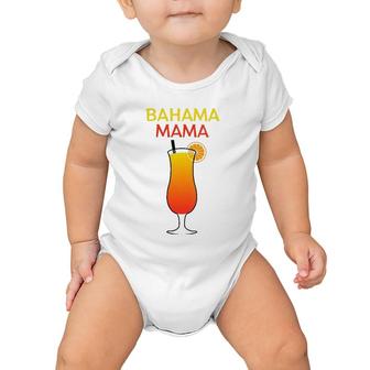 Womens I Love Bahama Mama Always At The Bar With This Cocktail V-Neck Baby Onesie | Mazezy