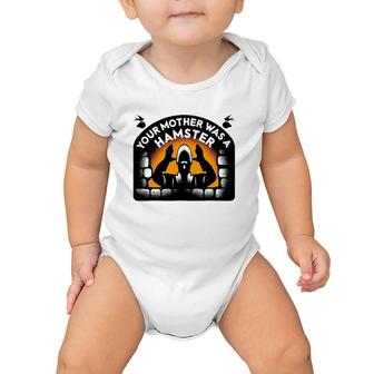 Your Mother Was A Hamster Vintage Baby Onesie | Mazezy AU