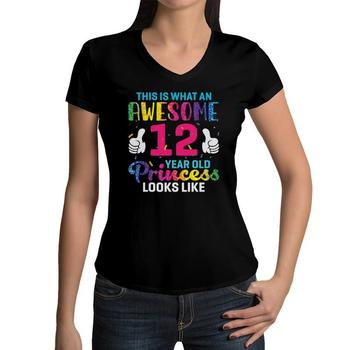 12 Year Old Princess Birthday Quote 12Th B-Day Kids Graphic