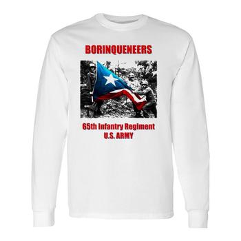 Puerto Rico Pride Tee Borinqueneers Military Tshirt