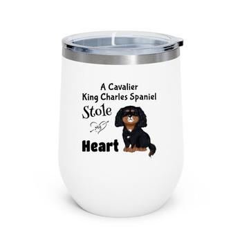 Cavalier King Charles Spaniel Tumbler - Black & Tan