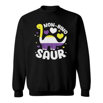 Non-Bino Saur Funny & Cute Non Binary Dinosaur T-Shirt Non-Bino Saur Funny & Cute Non Binary Dinosaur T-Shirt