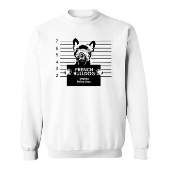 French Bulldog Most Wanted Police Station Long Sleeve T Shirt Mazezy