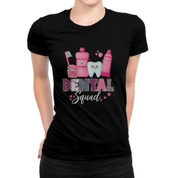 Funny Dental Assistant T-Shirt - Dentist Tooth Graphic Tee For Women, Casual Short Sleeve Top