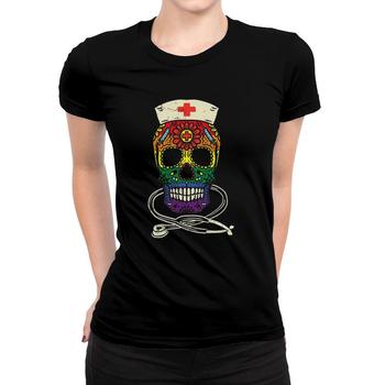 Rainbow Sugar Skull Day Of The Dead LGBT Gay Pride Flag Tank Top Rainbow Sugar Skull Day Of The Dead LGBT Gay Pride Flag Tank Top