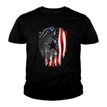 Father's Day Gift Cowboy Flag Football Dallas Fans T-Shirt Father's Day Gift Cowboy Flag Football Dallas Fans T-Shirt