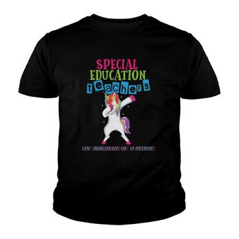 Dabbing Unicorn Special Education Teacher T-Shirt Gift Dab Dabbing Unicorn Special Education Teacher T-Shirt Gift Dab