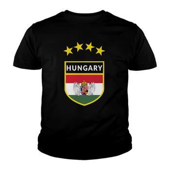Budapest T-Shirt Flag Of Hungary With Coat Of Arms Souvenir