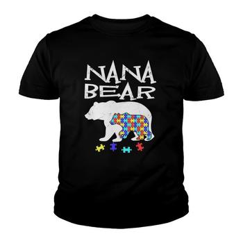 Nana Bear Autism Awareness T-Shirt Autism Mom Mommy Tee Nana Bear Autism Awareness T-Shirt Autism Mom Mommy Tee