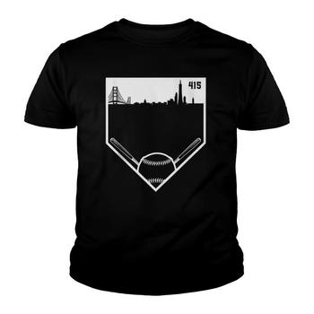Retro San Francisco Baseball No Plate Like Home 415 T-Shirt Retro San Francisco Baseball No Plate Like Home 415 T-Shirt