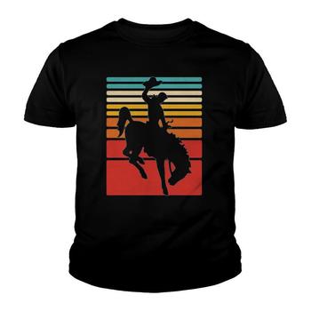 Bucking Bronco Horse Retro Style T-Shirt Bucking Bronco Horse Retro Style T-Shirt