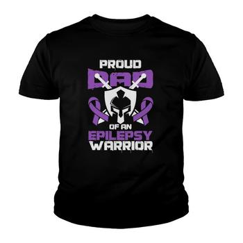 Seizure Disorder Awareness Proud Dad Of Epilepsy Warrior T-Shirt Seizure Disorder Awareness Proud Dad Of Epilepsy Warrior T-Shirt