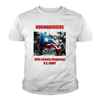 Borinqueneers 65th Infantry Regiment Tshirt Borinqueneers 65th Infantry Regiment Tshirt