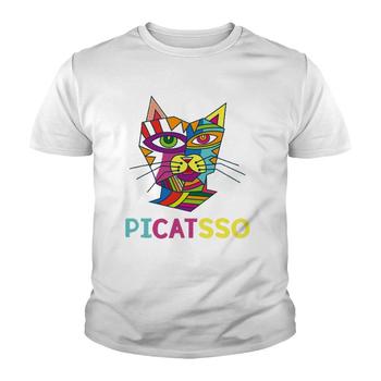 Picatsso Art T-Shirt Kitty | Art Teacher- Students Gift Picatsso Art T-Shirt Kitty | Art Teacher- Students Gift