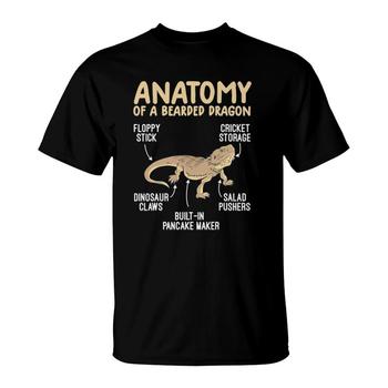 Anatomy Of A Komodo Dragon The Bearded Dragon T-Shirt