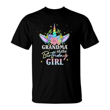 Grandma Of The Unicorn Birthday Girl T-Shirt Matching Shirt Grandma Of The Unicorn Birthday Girl T-Shirt Matching Shirt