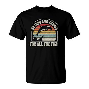 Thanks For All The Fish - Vintage Tshirt Thanks For All The Fish - Vintage Tshirt