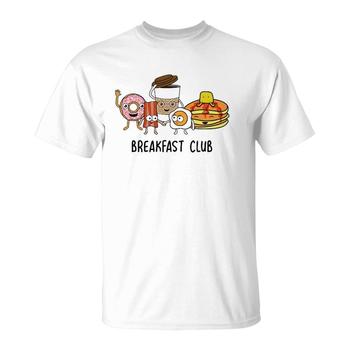 Kawaii Breakfast Club Funny Foodie T-Shirt