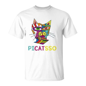 Picatsso Art T-Shirt Kitty | Art Teacher- Students Gift Picatsso Art T-Shirt Kitty | Art Teacher- Students Gift