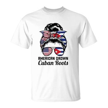 American Grown With Cuban Roots - Cuba T-Shirt American Grown With Cuban Roots - Cuba T-Shirt