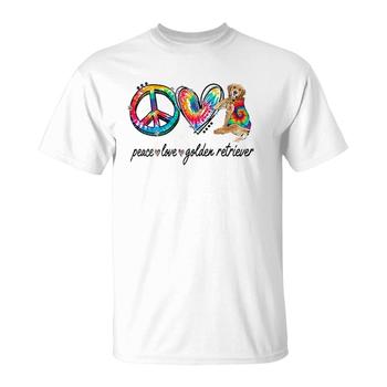 Vintage Peace Love Golden Retriever Tshirt Dog Lover Gifts Vintage Peace Love Golden Retriever Tshirt Dog Lover Gifts